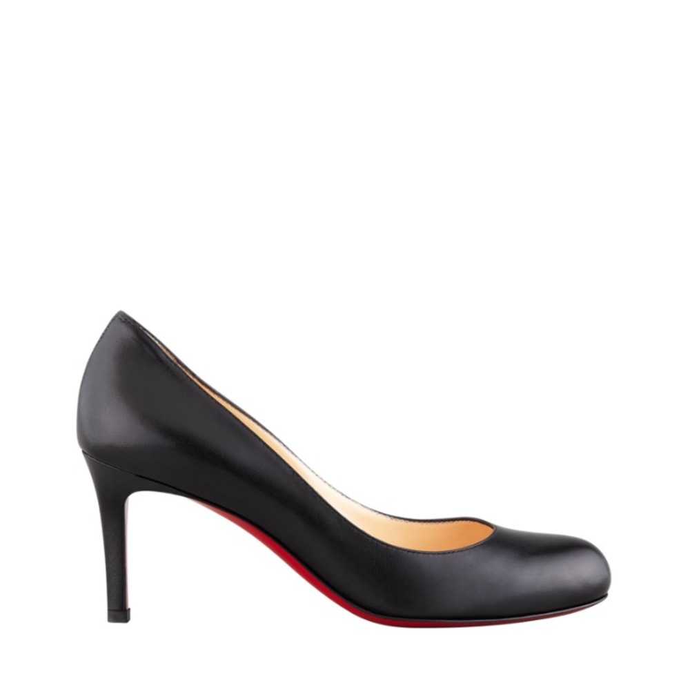 Christian Louboutin Simple Pump 100 (Black Patent)